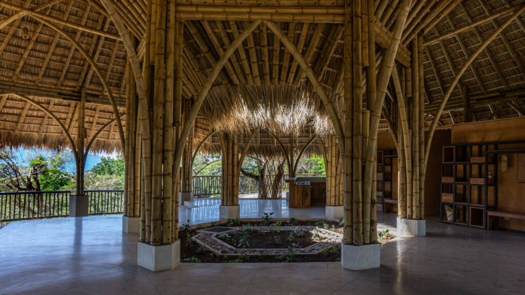 Bamboo structures - sacred geometry - The hive - responsible spaces